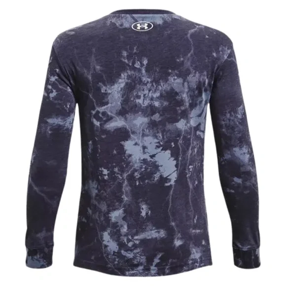 UNDER ARMOUR • Boys Project Rock Brahman Globe Long Sleeve Shirt - Picture 2 of 5